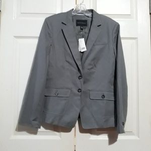 Banana Republic Grey Stretch Blazer Jacket NWT 12